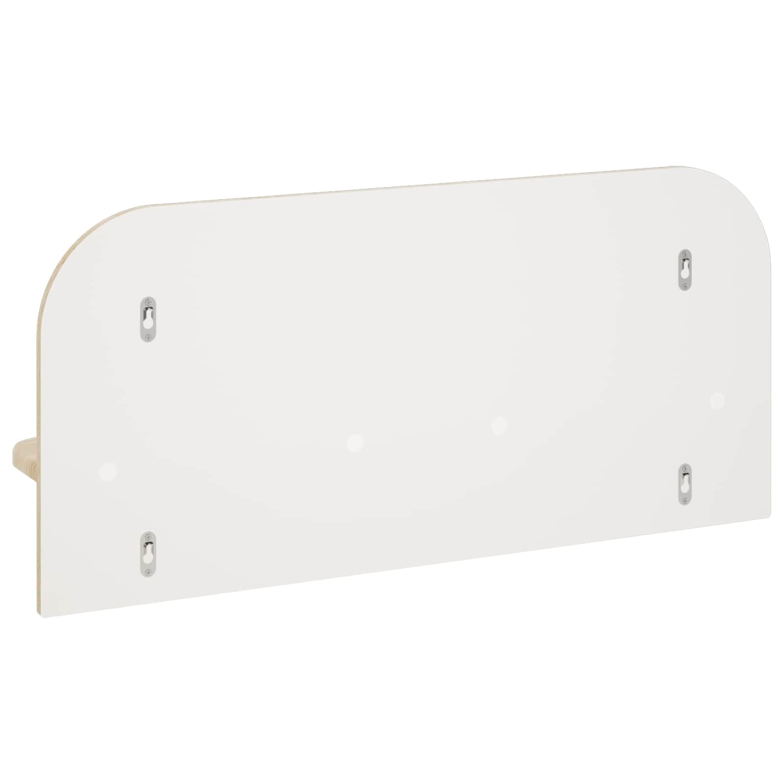 Hothingwell - Estantería de pared (2 piezas, roble Sonoma, 80,5 x 13,5 x