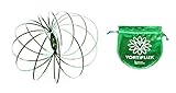 VORTIFLUX Flow Ring Kenetic Spring Toy - PEACOCK GREEN