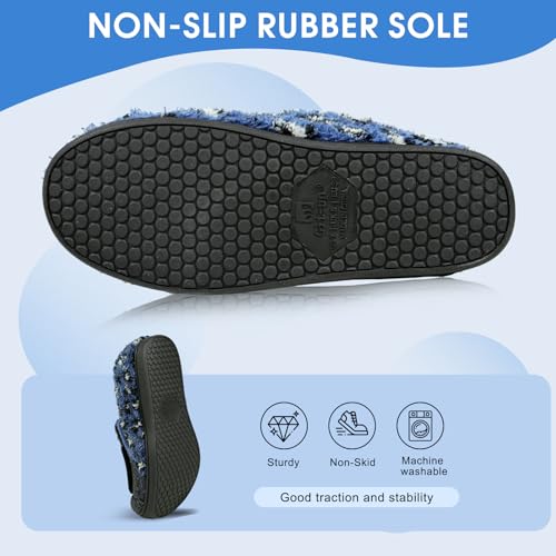 Image of Git-up Women Soft wide Slippers Memory Foam Closed Toed Diabetic Arthritis Edema House Slippers