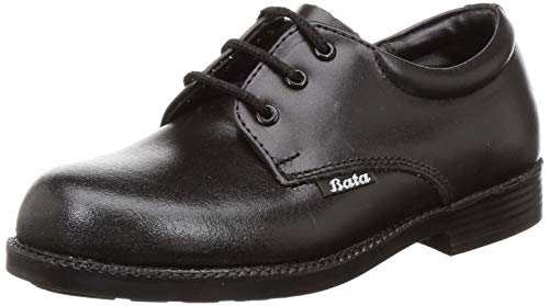 Image of Bata Naughty Boy Black Leather School Shoes-13 (3256736)