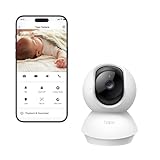 Tapo TP-Link Smart Home Security Wi-Fi Camera, Baby Monitor, 2K 3MP, Free AI Motion & Person Detection, Tracking, Notification, Night Vision, SD Card Slot, Voice Control, No Hub Required (Tapo C210)