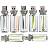 7 luces LED para interior de coche, luz de coche USB enchufable con control táctil, lámpara de atmósfera retro de 7 colores para pasillo, vehículo, dormitorio