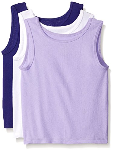 Fruit of the Loom Toddler Girls 3 Pack Toddler Tank - Assorted