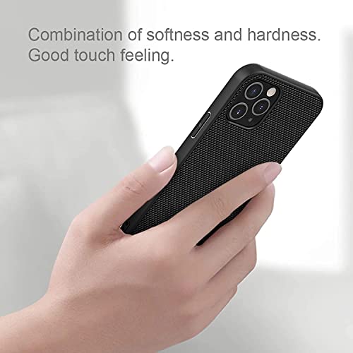 Coque iPhone 12 Pro Max rigide 6,7 pouces coque fine antichoc tissée