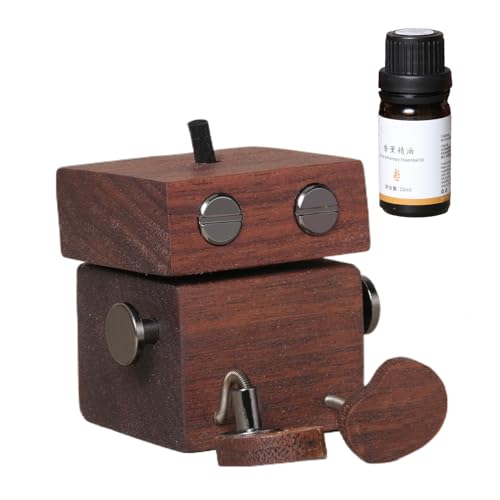 Ambientador para automóvil ideal para regalo con muñeco de madera y fragancia de coche duradera