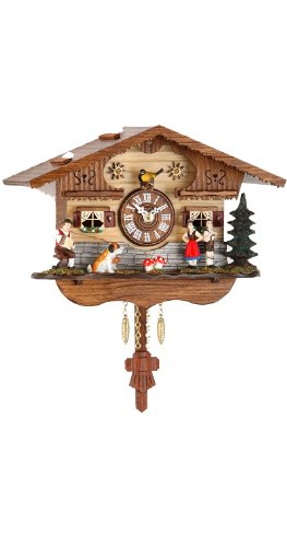 Trenkle Kuckulino Black Forest Clock With Quartz Movement And Cuckoo Chime Tu 2044 Pq #TOP16