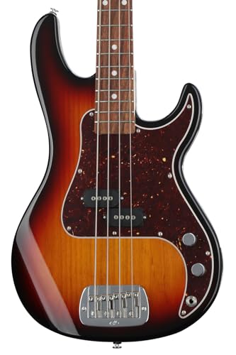 G&L Fullerton Deluxe SB-1 Bass Guitar - 3-tone Sunburst