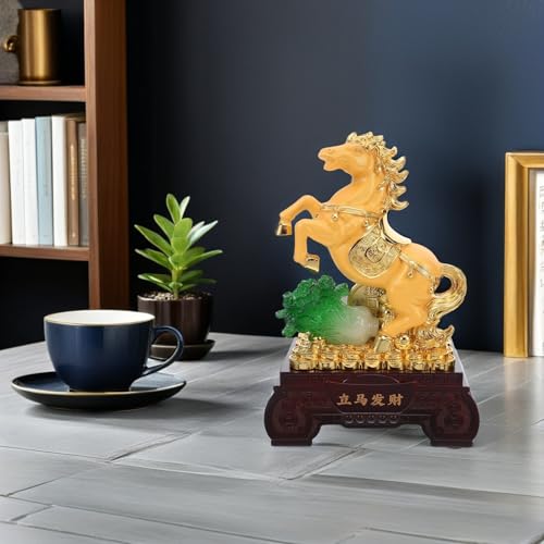 Décor maison figurine cheval chinois pour harmonisation intérieure - 6