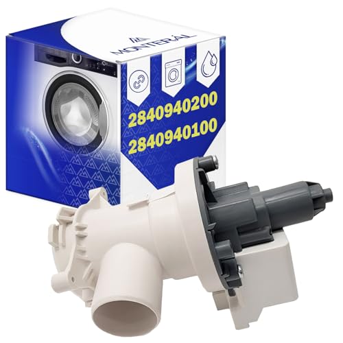 Bomba de Desagüe para Lavadora 30W 220/240V 50HZ 0,33A Tiene el Código Original 2840940100 2840940200 2863200900 288040200 2880401800 para Beko para Blomberg - Garantía de 10 Años - MONTERAL
