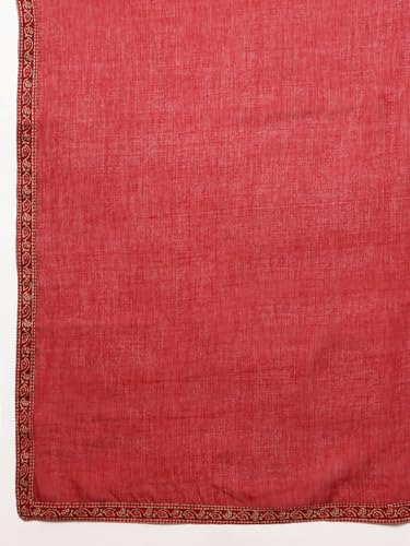 Image of Vbuyz Women Foil Print & Gota Patti Work Straight Cotton Salwar Suit | Straight Kurta Pant Dupatta | Kurta Set with Dupatta for Women | Suit Set | Ethnic Set | Printed Kurta Set