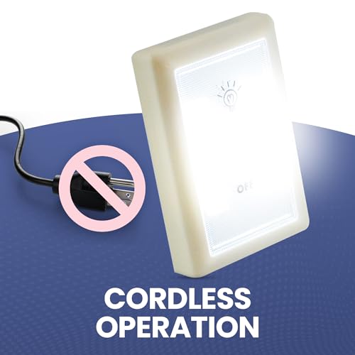 ASAB, interruttore luce a LED 2 W COB, lampada