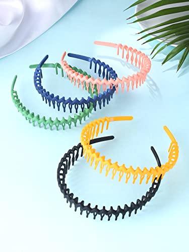 5 Pcs Zigzag Hair Bands Set for Birthday Accessories