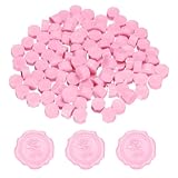 PATIKIL Wachsperlen 400 Stück Sechseckige Wachssiegel Perlen Set Für Wachssiegel Stempel Für Hochzeitseinladung Briefumschlag DIY Basteln Karte Geschenkverpackung Pink