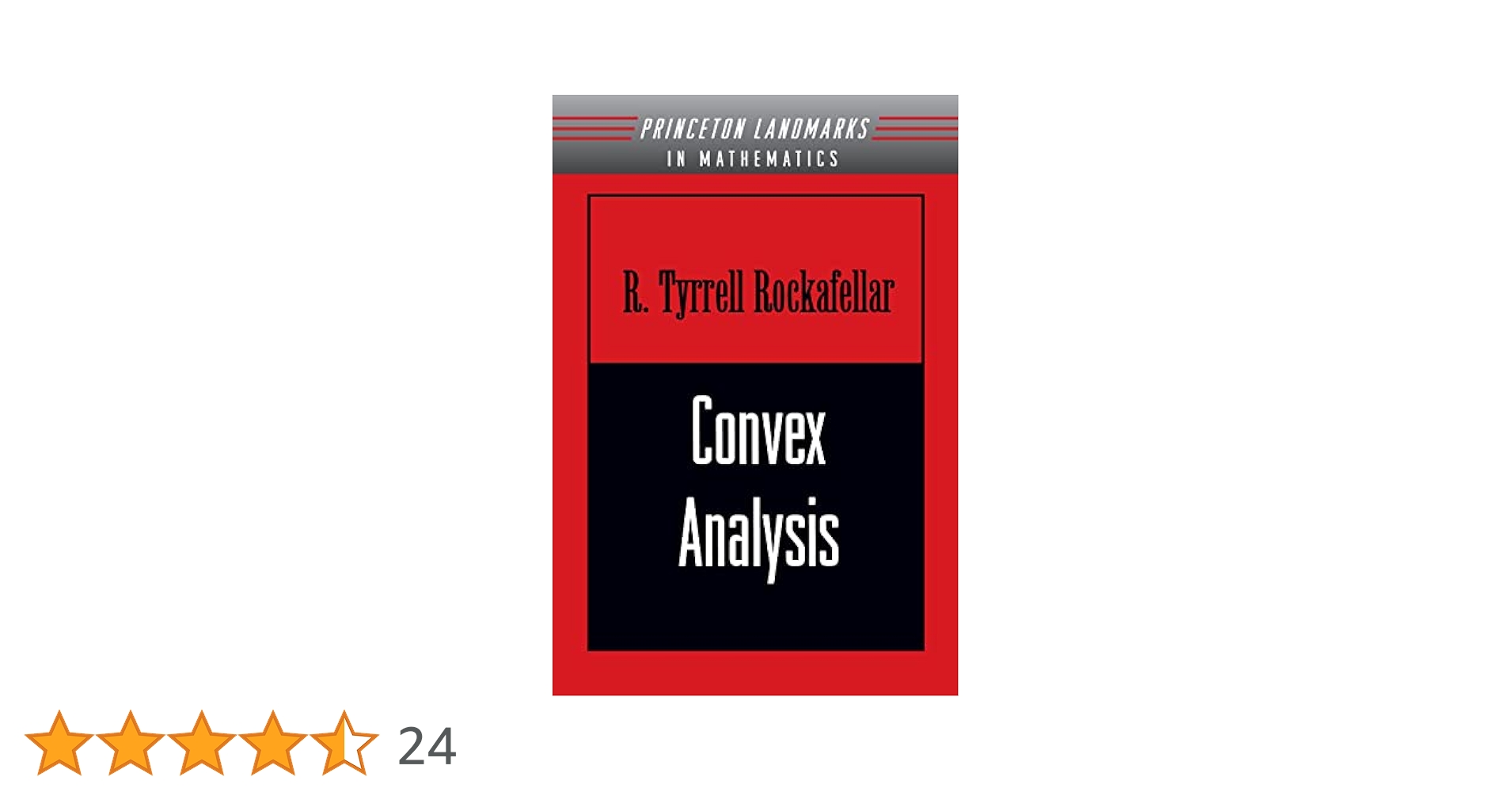 Amazon | Convex Analysis (Princeton Landmarks in Mathematics