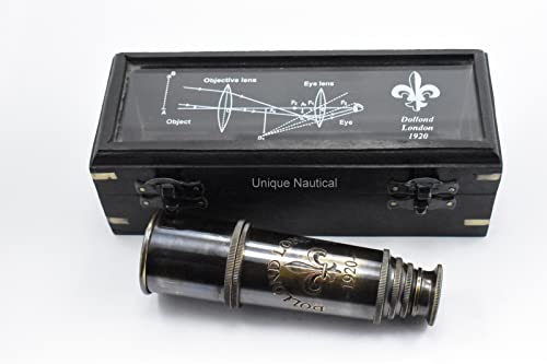 Télescope de style vintage Dollond London pour revivre l'esprit des aventuriers