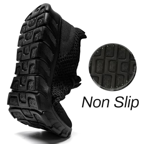 Men Running Tennis Shoes Gym Fashion Sneakers Walking Workout Shoes Athletic Slip on Breathable Mesh Comfortable Lightweight Casual Sport Shoe4