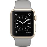 Apple Watch Series 1 38mm Smartwatch (Gold Aluminum Case, Concrete Sport Band)
