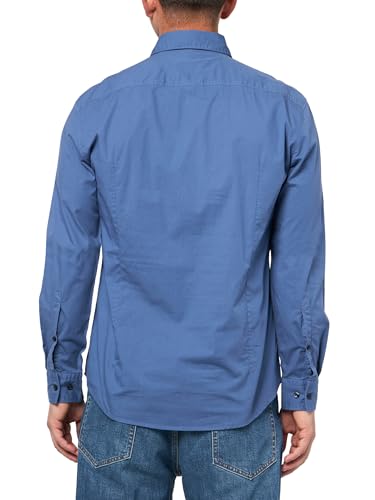HUGO Men's Woven Logo Patch Button Down Shirt2
