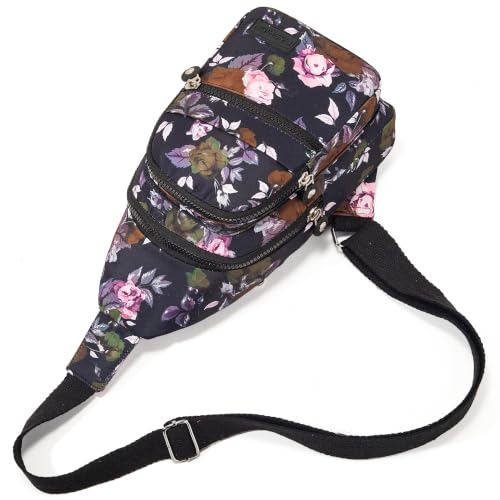 Image of Banelu Small Sling Backpack Crossbody Bags for Women Men, Sling Bag Cross Body Bag Fanny Packs Crossbody Purses