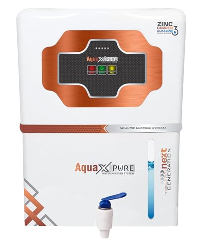 Image of Aqua X pure Ro water Purifier with Smart LED Indicators. 10 Stages Purification. Advance MTDS and HIGH TDS Membrane, Suitable for all type water. Low Maintanance & 1 Year Warranty. (AQUA XP W2)