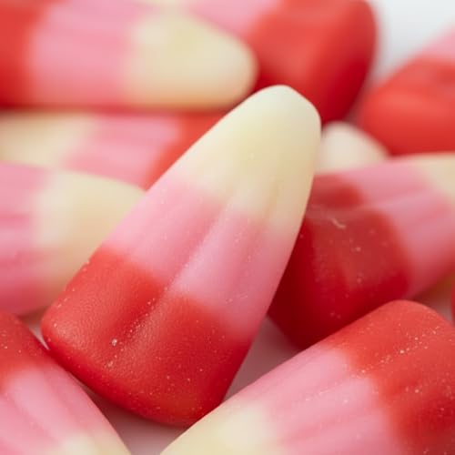 TwistedTreatz Valentine Candy Corn, 8 oz, Pink Red & White, Mixed-Fruit Flavor, Chewy Jelly, Gluten Free (1)