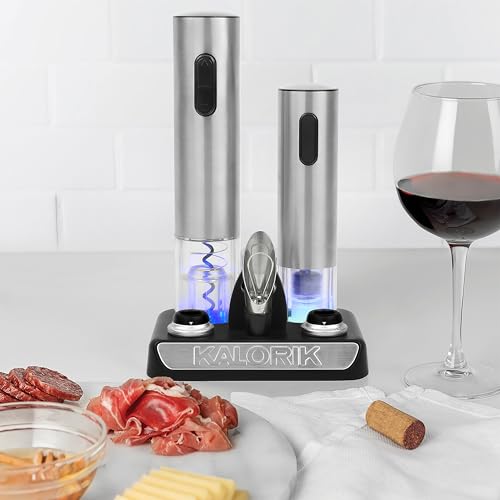Abrebotellas Kalorik CKS 40211 Wine Lovers, juego de accesorios para vino y sumiller 3