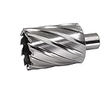 Annular Cutter JESTUOUS 3/4 Inch Weldon Shank 1-7/8 Cutting Diameter with 2 Cutting Depth Two-Flat HSS Kit for Magnetic Drill Press,1 Piece