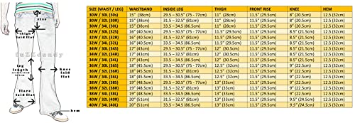 Mens Retro Black Bell Bottoms Cord Flares Vintage 60S 70S Style (30W34L)4