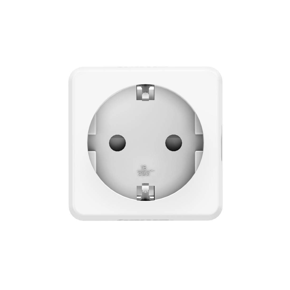 Hama gniazdo sterowane (działa z WiFi, z pomiaremzużycia energii, prąd 16A, 3680W, kompatybilne z Amazon Alexa, Google Assistant, iOS i Android) białe