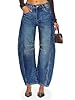 PLNOTME Women's Baggy Boyfriend Jeans Vintage Wide... #1