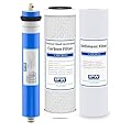 IPW Industries Inc. | Hydro Logic Stealth RO100 - Sediment & Activated Carbon Block Filter Set w/RO Membrane for Reverse Osmosis Water Filter System