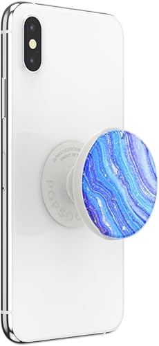 Miniatura 2 de PopSockets PopGrip Mirror - Soporte y agarre expansible con una parte superior intercambiable para teléfonos inteligentes y tabletas - Ágata Baja