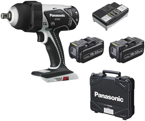 Amazon | パナソニック 充電インパクトレンチ 18V 5.0Ah電池パック×2個  