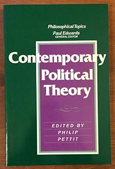 Paperback Contemporary Political Theory (Philosophical Topics) Book