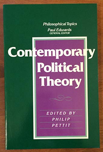 Image of Contemporary Political Theory (Philosophical Topics)