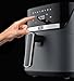 TRU 8-Quart Digital Air Fryer by Select Brands - Family Size, One-Touch Control, 8 Presets - Air Fry Chicken, Meat, Veggies, Fries - Nonstick Pot and Crisping Tray, Auto Shut Off, Matte Gray