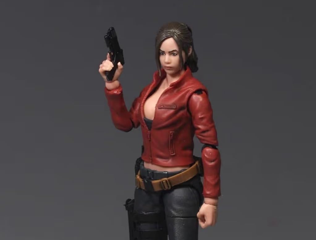 Amazon | 1/18 アクションフィギュア biohazard クレア・レッド