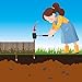 UrFence 300x20 Weide Beeteinfassung Holz - Flexible Rasenkante - Mini Gartenzaun zum Stecken - Rollborder Beetumrandung - Baumumrandung Rund - Beetzaun Steckzaun Beeteinfassung Staketenzaun Rollzaun