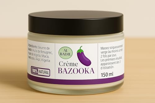 Crema Bazouka Hombre – Cuidado Tonificante & Volumen y Curado | Fórmula Tradicional de África | Fortalece y mejora la confianza masculina