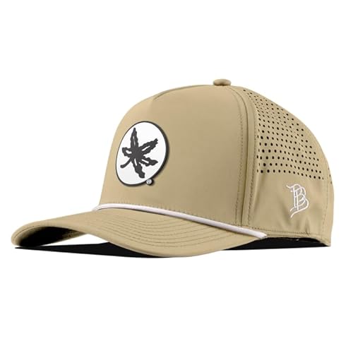 Branded Bills Officially Licensed x Ohio State Buckeyes Desert 5-Panel Ohio State OSU Buckeye Logo PVC