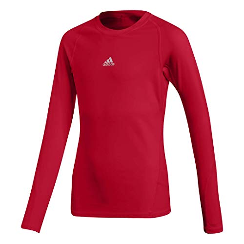 Adidas Ask LS Tee Y t-shirt manches longues rouge taille M