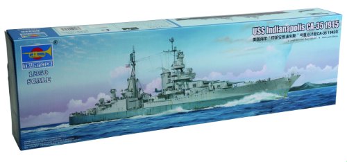 Maquette Trumpeter 05326 USS Indianapolis 1945 réplique de collection haut de gamme