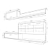 HomeSouth - Mueble de Comedor, modulo Salon Vitrina con Led, Modelo Zafiro,...