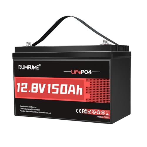 dumfume 12V 150Ah Deep Cycle