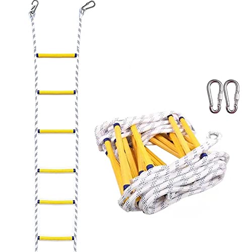 Échelle de corde incendie de 12m avec crochets pour secours portable