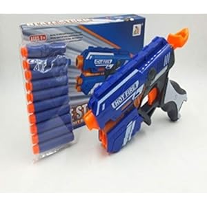 Brunte Hot Fire Toy Gun Game for The Kids with The Cool Spin Dart Gun with Accessories