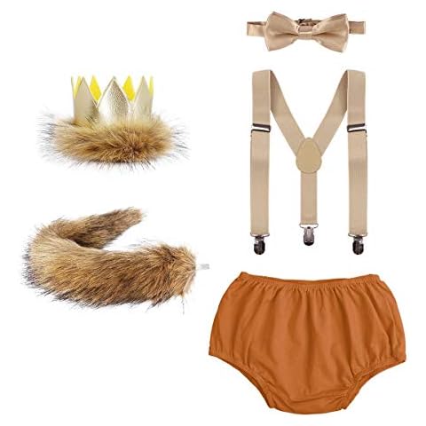 Juego de ropa de león para bebés y niños Cover