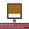 ARLO BLINDS Sheer Bamboo Roman Shades with Valance - Dali Native, 24" W x 74" H - Light Filtering Cordless Blinds for Interior Windows - Real Natural Bamboo Material - Mounting Hardware Included #2