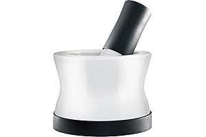 Mortar and Pestle Set: Ceramic and Silicone Mastery in the Kitchen