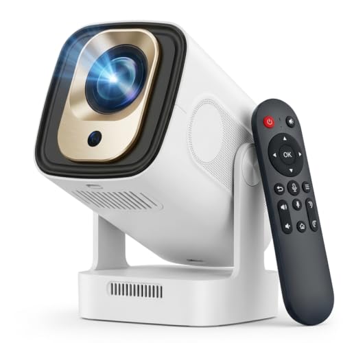 Image of TECHNOVIEW Native 1080p, Auto Focus, Auto Keystone, Smart Projector with 4K Support, WiFi 6 and Bluetooth, Inbuilt 5W Speaker, Android OS, OTT Apps Support